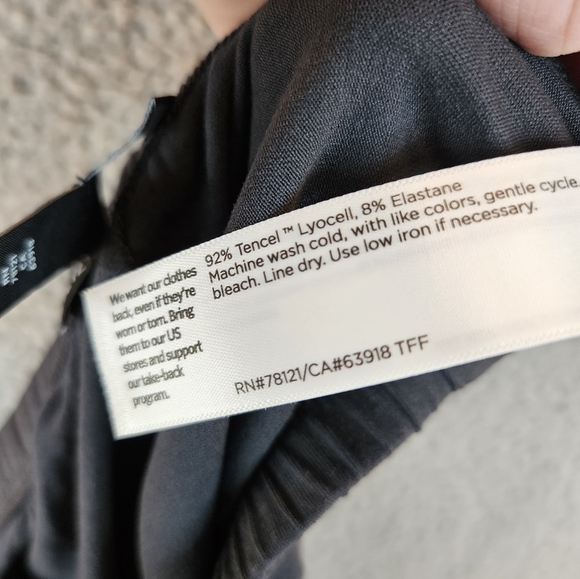 Eileen Fisher Womens Charcoal Gray Pull On Leggings Sz XXS Athleisure Casual - Picture 9 of 10